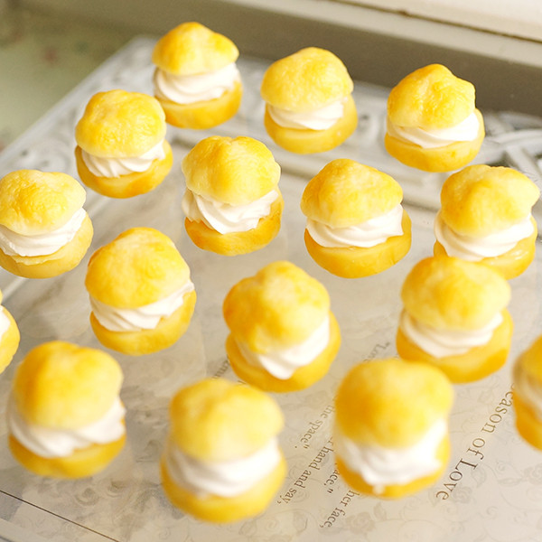 シュークリーム3種 ミニチュアスイーツ