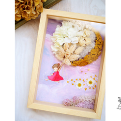 《special day gift》wartercolored & colorful moonflowers frame 第1張的照片