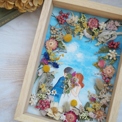 《special wedding gift》wartercolored & colorful flowers frame 第1張的照片