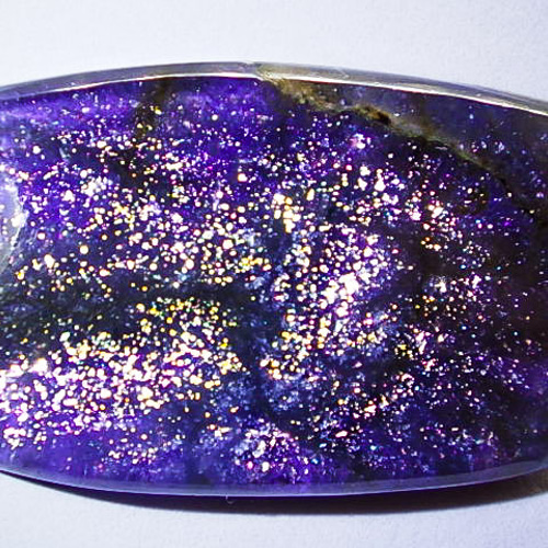 ☆宇宙ギャラクシー☆アイオライトサンストーン☆16.1ct/25.1mm