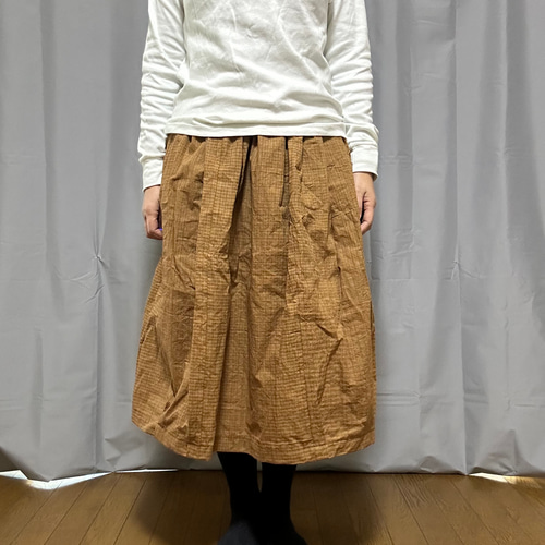 着物リメイク*バルーンスカート ロングスカート(マキシ丈 着物リメイク*バルーンスカート ロングスカート(マキシ丈