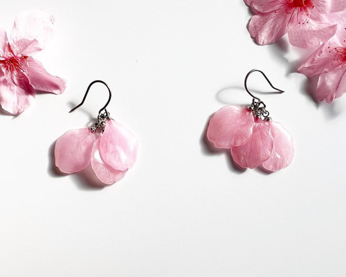 kazari sakura　ピアス 　桜柄 7bdaa55dd7a759f7e939be8a902100