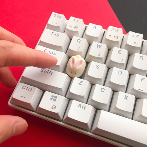 和菓子（うさぎ）】 キーキャップ（メカニカルキーボード