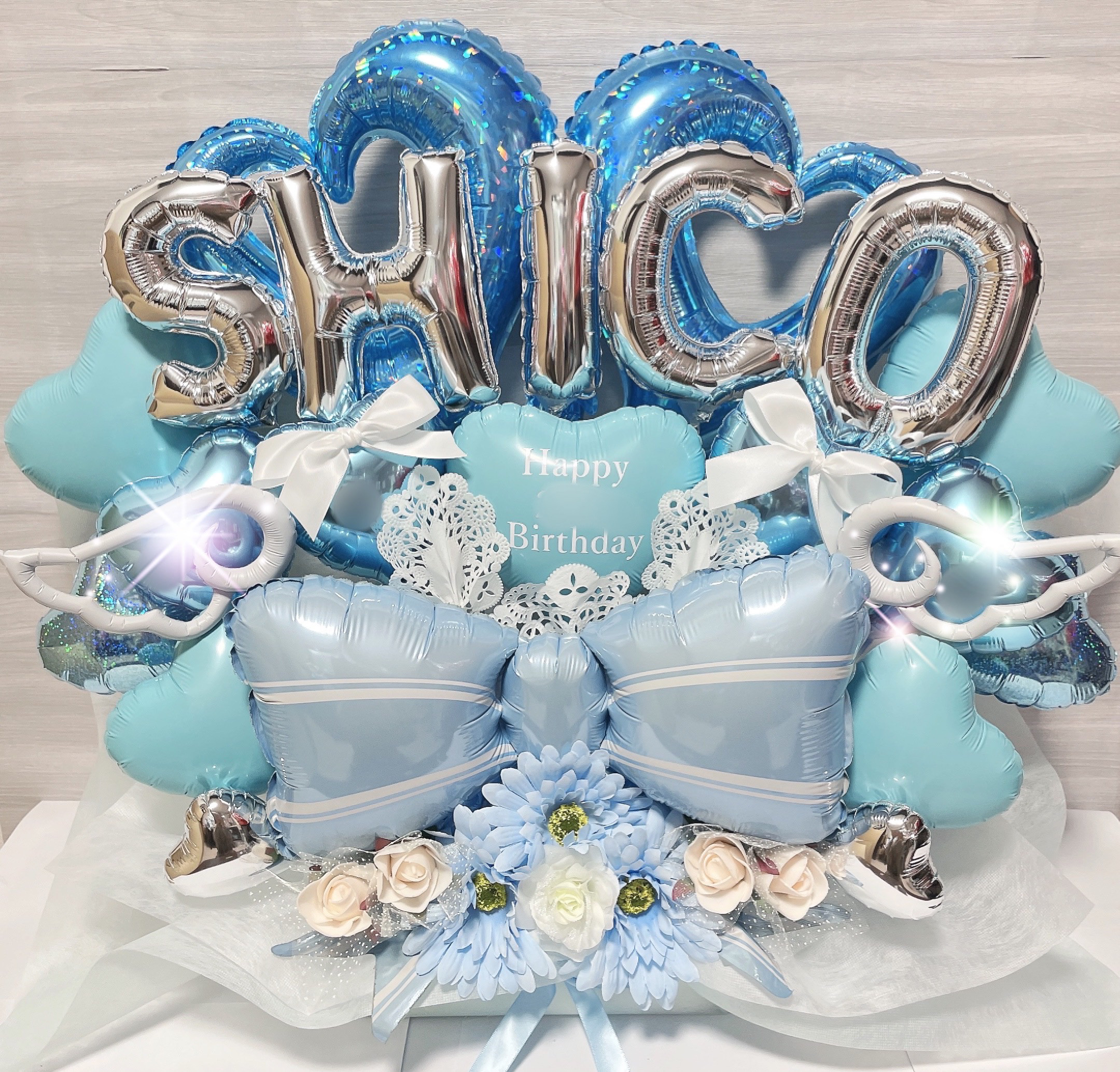 バルーンギフト　バルーンアレンジ 結婚祝い　誕生日　生誕祭　推し　開店祝い　ギフト　プレゼント　バルーン