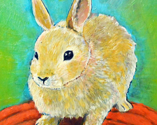 油絵 絵画【マリーゴールドのうさぎ】 Amazon.co.jp: 油絵 絵画マリーゴールドのうさぎ MOAY : ホーム
