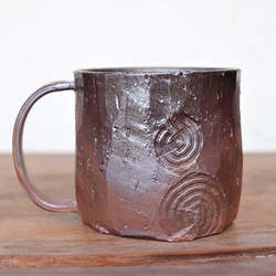 備前焼　コーヒーカップ(サンギリ)　c3-095 2枚目の画像
