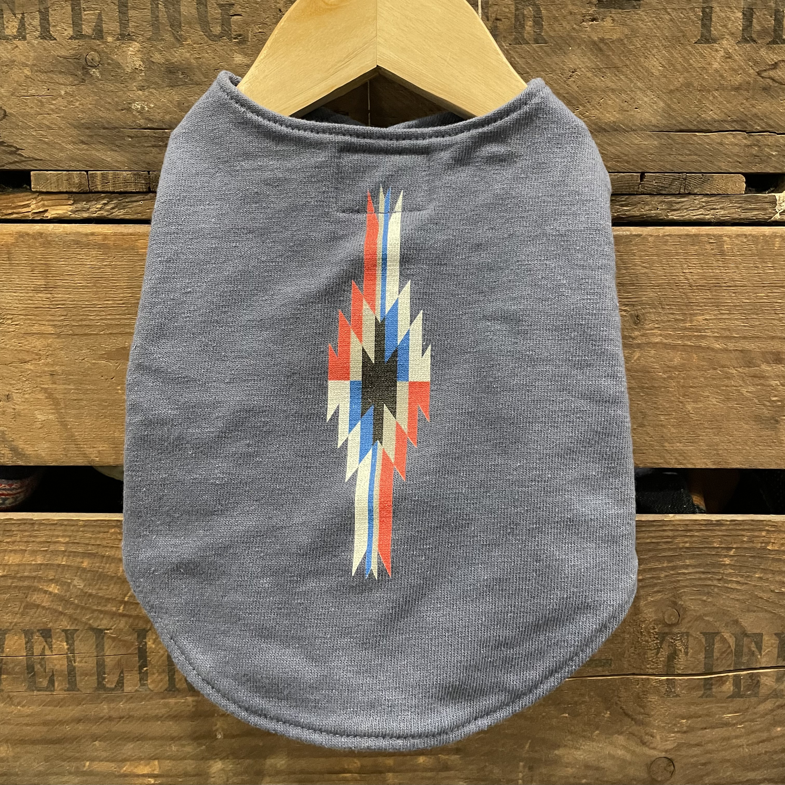 犬服　オルテガベスト　ブルー