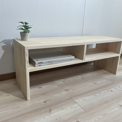 サイズオーダー可】木のぬくもり感じる収納ラック・便利な可動棚仕様
