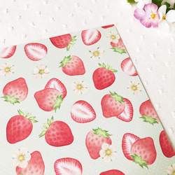 いちご レターセット（letter writing set） 3枚目の画像