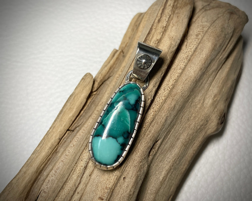 アメリカ産 ナチュラル ターコイズ トルコ石 シルバー ネックレス