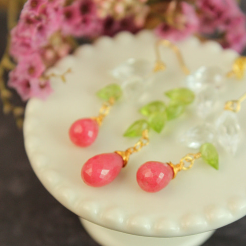 超超超レア】ピンク・グロッシュラーガーネット トパーズ 蕾