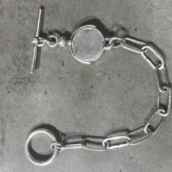 silver950 horse stirrup bracelet 4枚目の画像