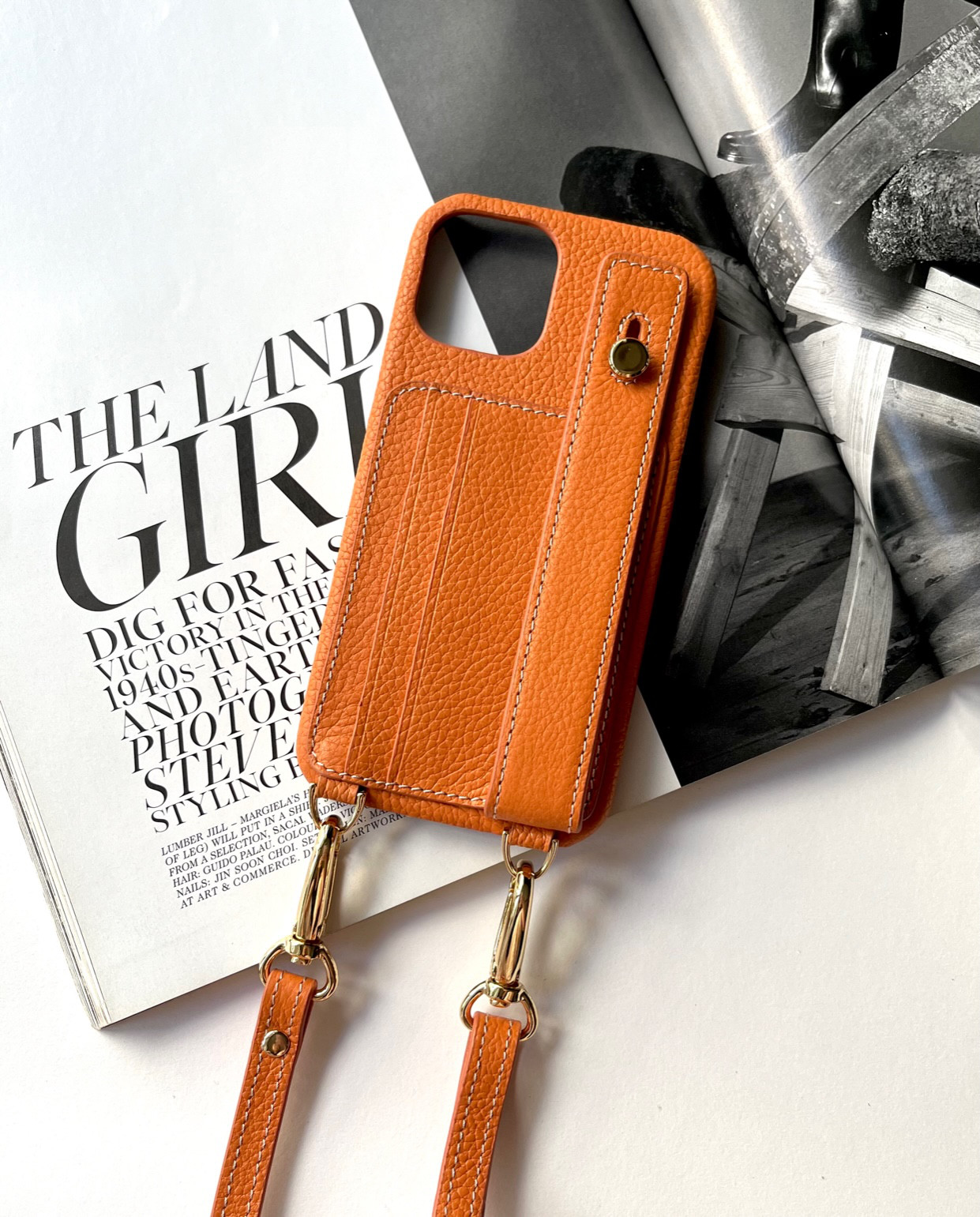 名入れ無料　スマホショルダー新調　本革　     レザーiphoneケース