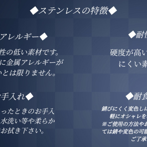 川口春奈さん着用モデル ステンレスチェーン使用 サイレント