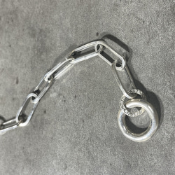 silver950 safty pin bracelet 6枚目の画像