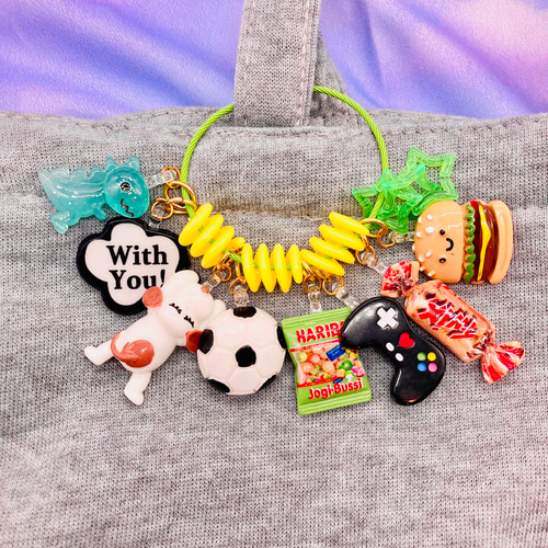 今日はポコニャンさま専用♡じゃらじゃらキーホルダー ♥いおさん様専用♥M・M(๑❛ڡ❛๑)じゃらじゃらキーホルダーの