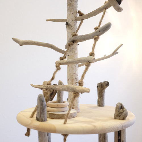 縦型2階建てバードアスレチック M ハウス・小屋 Driftwood and