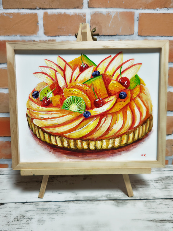 油絵 絵画 【フルーツタルト】 油絵 絵画 【フルーツタルト】 | HIROSHI1990