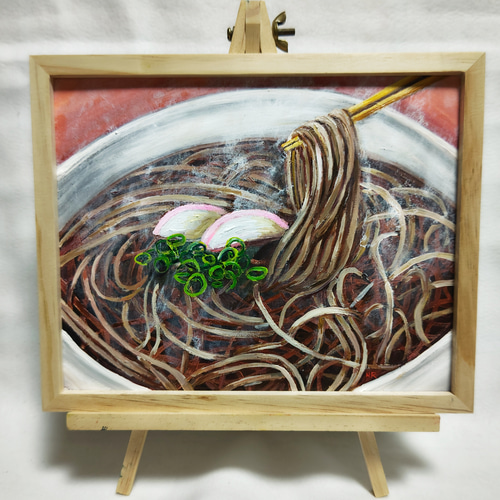 油絵 絵画 【年越し蕎麦】 油絵 絵画 【年越し蕎麦】 絵画 HR 通販 15214124｜Creema