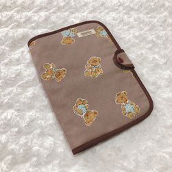 【新品】完売クマ柄♡ママバッグ&母子手帳セット 夏SALE ハンドメイド☆くまさん柄 母子手帳ケース マルチケース
