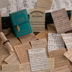 送料無料❤︎】☆New☆アンティーク ビンテージ レトロ 紙物 海外 メモ