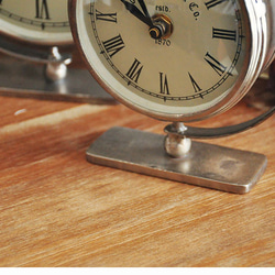 北欧 おしゃれ置時計 ヴィンテージ アンティーク オブジェ 置物 （大） 5枚目の画像
