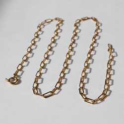 Chain necklace / K18YG 4枚目の画像