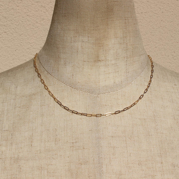 Chain necklace / K18YG 1枚目の画像