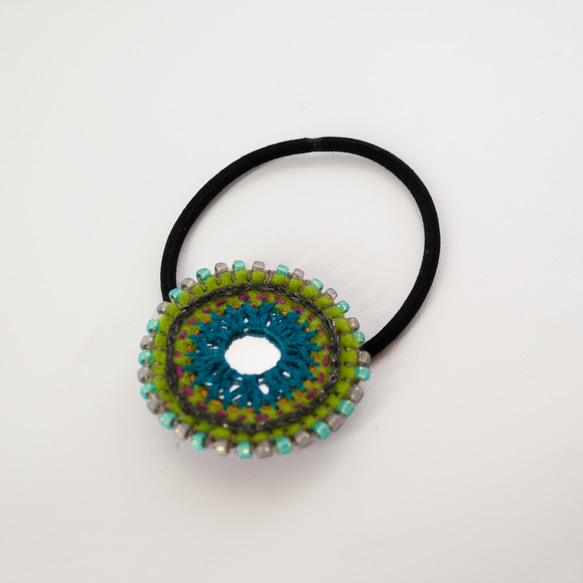 ヘアゴム✳︎ミラーワーク ヘアゴム Kinaco 通販 15215933｜Creema