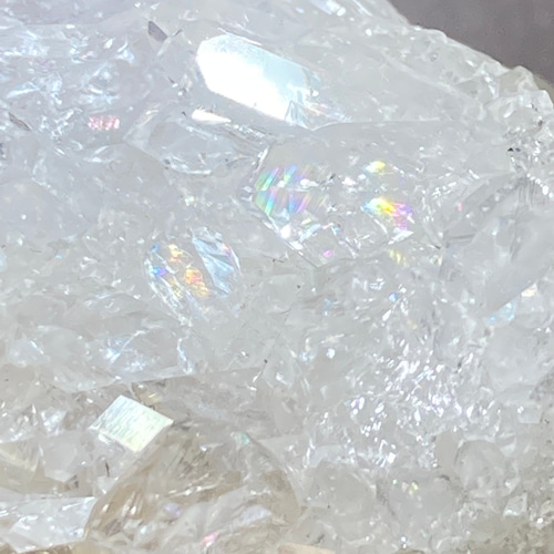 タビー タンドリックツイン タイムリンク✨虹 コリント産 水晶 原石  