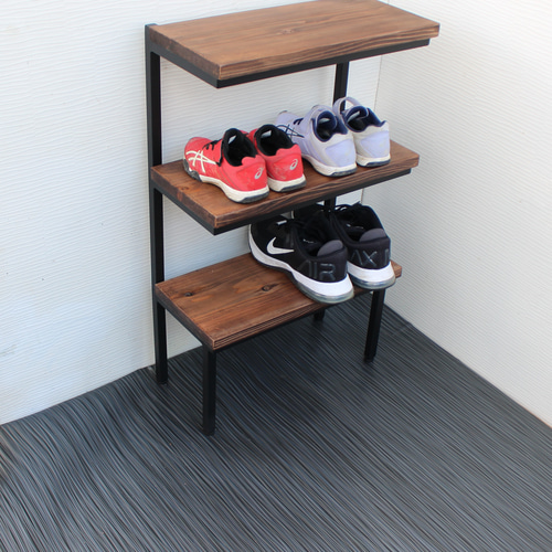 アイアンシューズラック！下駄箱！靴箱！[送料無料] 靴箱・下駄箱