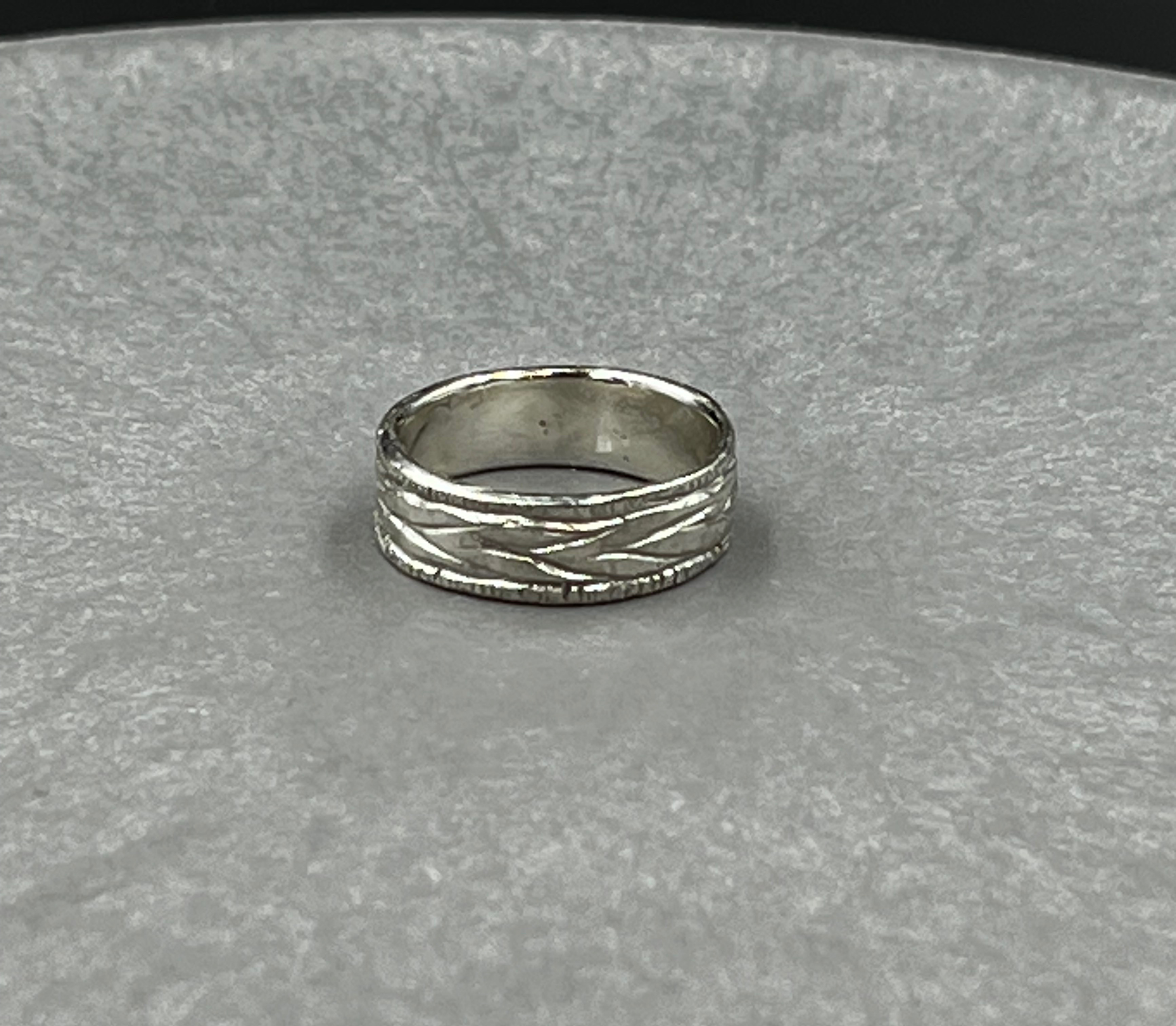 carvingシリーズ / 幾何学矢羽リング(015) /シルバー925 9,240円