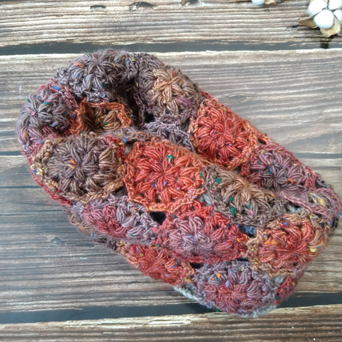 モチーフ編みスヌード スヌード SORAIRO＊U 通販 15217222｜Creema