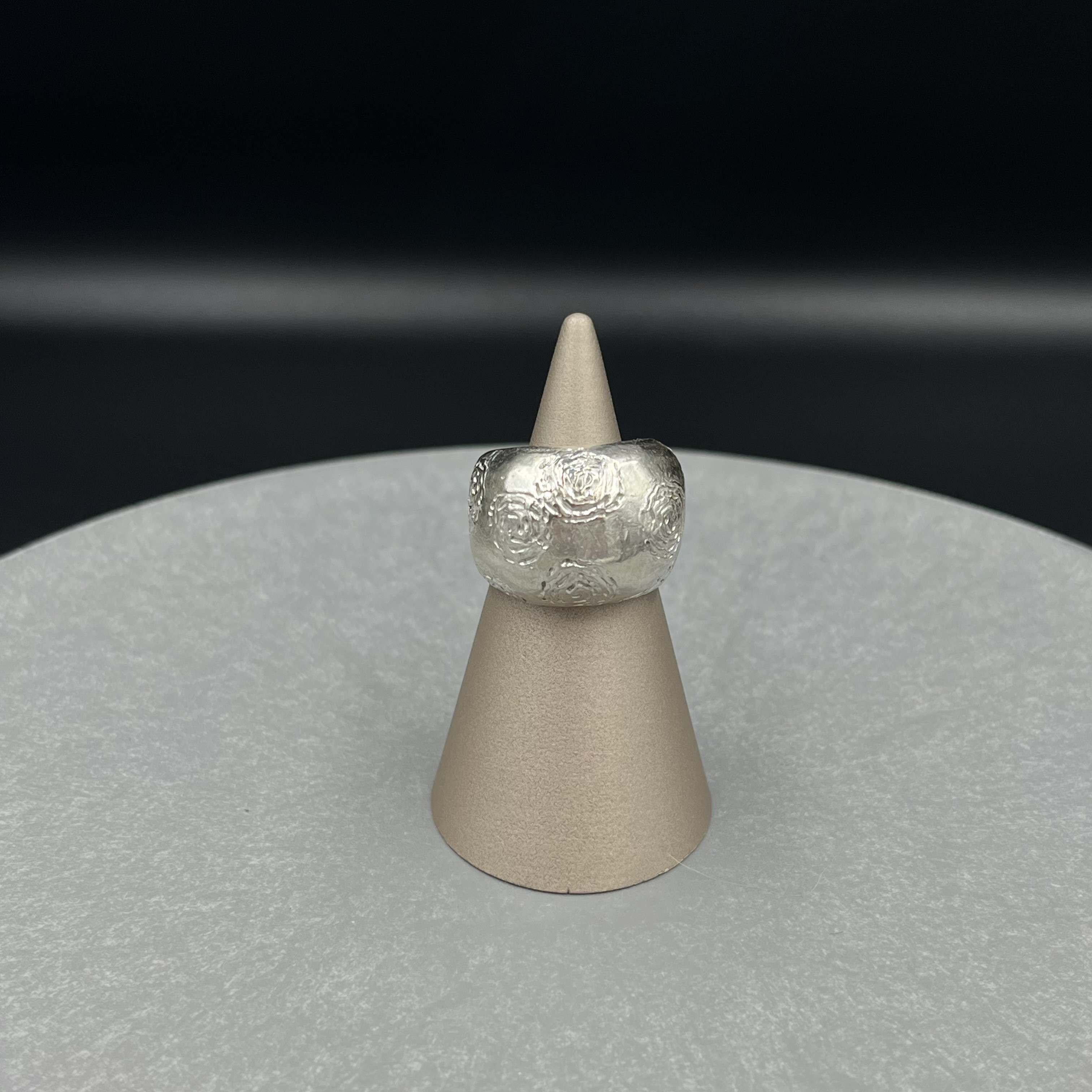 ぷっくり民芸調リング(021) /シルバー925