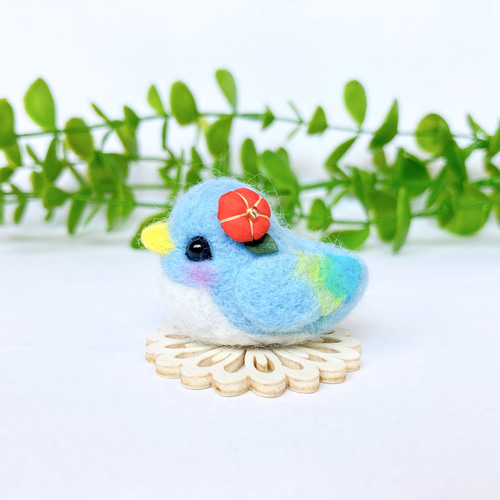 とても大きい ハンドメイド 羊毛フェルト カバぬいぐるみ フリル付き