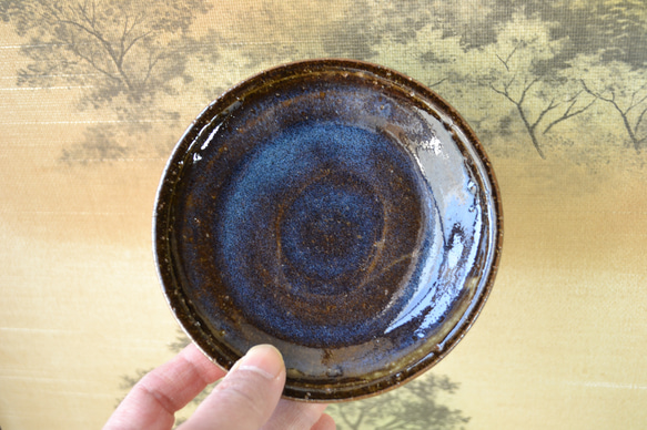 【再入荷！】デミタスカップ(皿付き)　コスモブルー　★萩焼　 14枚目の画像