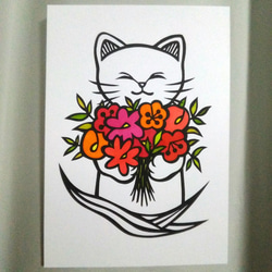 切り絵】原画 A5サイズ Anemone 切り絵 hkr 通販 14639929｜Creema