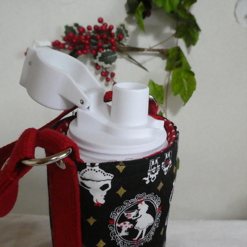 水筒カバー#サーモス500 紺帆布 底直径7.0寸胴高さ23センチ用「生地