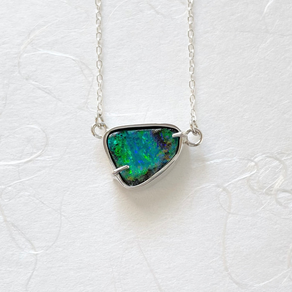 SV９50メキシコオパール　#12オーダーメイド美品✨ SV950メキシコオパール #12オーダーメイド美品✨