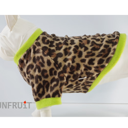 イングリッシュブルドッグ 用 】【フリース生地】レオパード柄