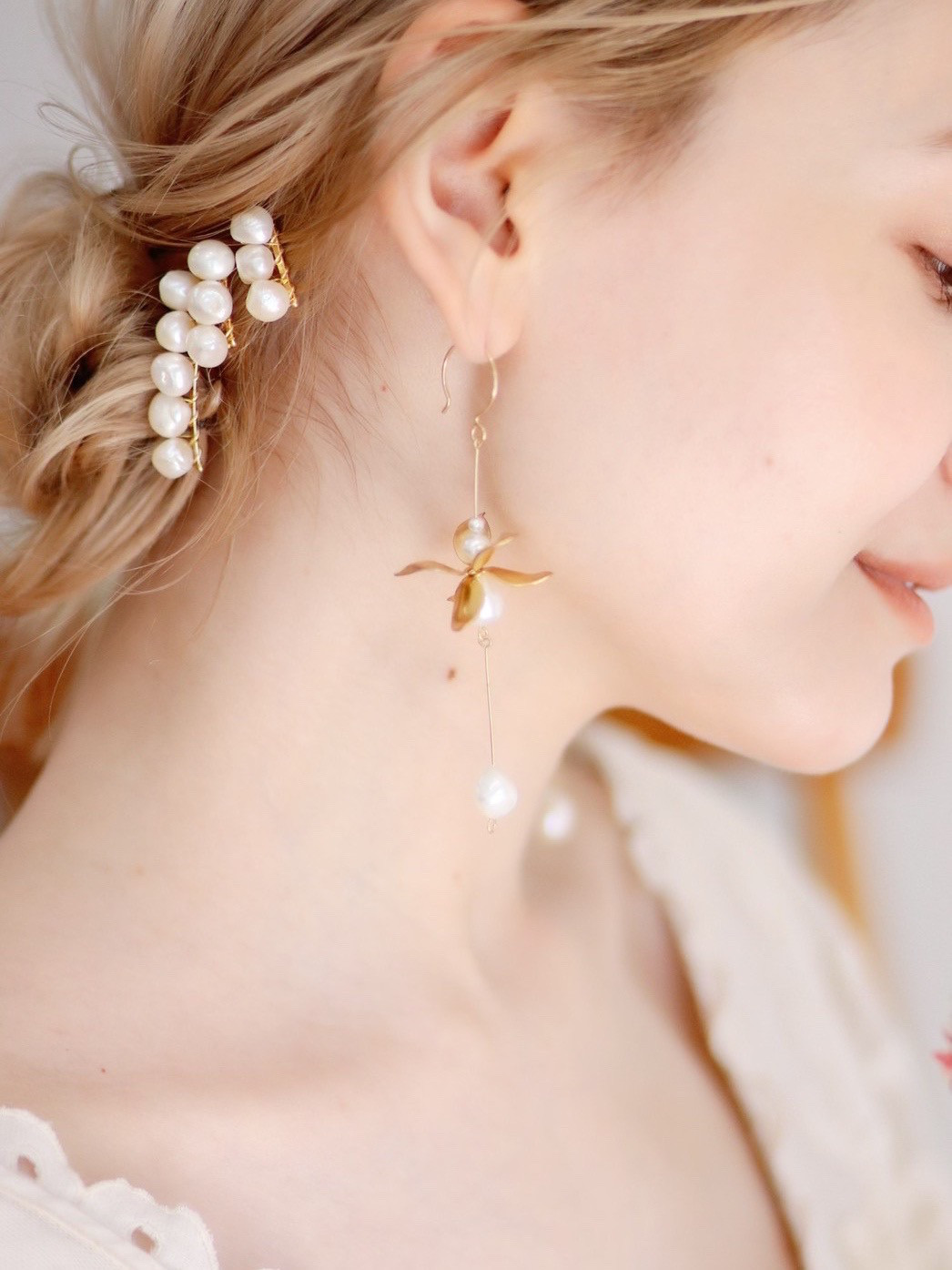 baroque pearl Ⅲ＊hair accessory