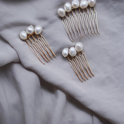 baroque pearl Ⅲ＊hair accessory 2枚目の画像