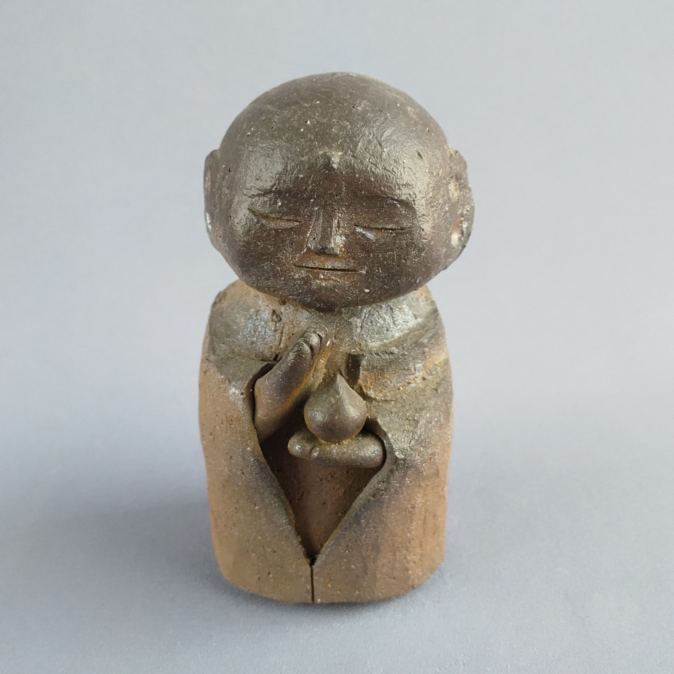 お地蔵様　焼締め　薪窯　【商品番号：00288】