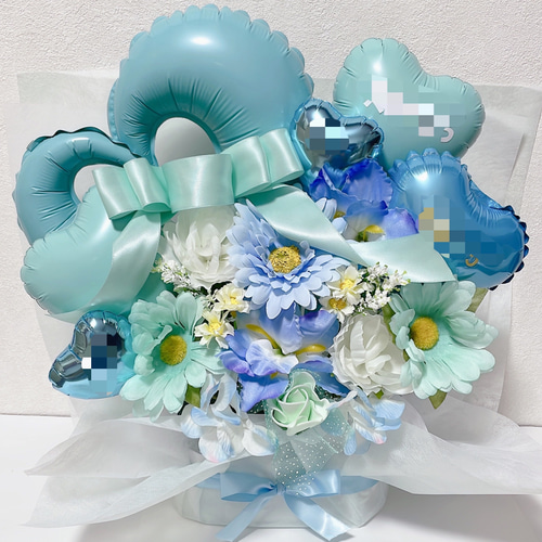 おむつケーキ バルーンギフト バルーンアレンジ バルーンブーケ 誕生日