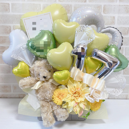 おむつケーキ バルーンギフト バルーンアレンジ バルーンブーケ 誕生日