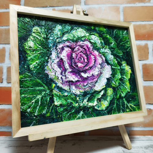 油絵 絵画 【葉牡丹】 絵画 HR 通販 15218686|Creema(クリーマ) 油絵 絵画 【葉牡丹】 絵画 HR 通販 15218686|Creema(クリーマ)