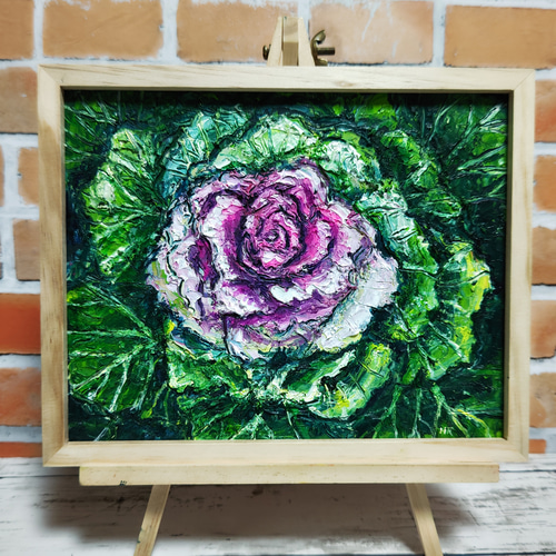 油絵 絵画 【葉牡丹】 絵画 HR 通販 15218686|Creema(クリーマ) 油絵 絵画 【葉牡丹】 絵画 HR 通販 15218686|Creema(クリーマ)