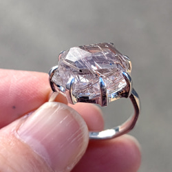 クリスタルクォーツ×ルチルクォーツ ダブレット ストーン リング シルバー82 245ca9224f9e21210ce9e5318e54bc