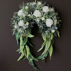 大人クリスマス2025 ＜幸せが降り注ぐ 馬蹄形リース＞ 『Nordic』 北欧