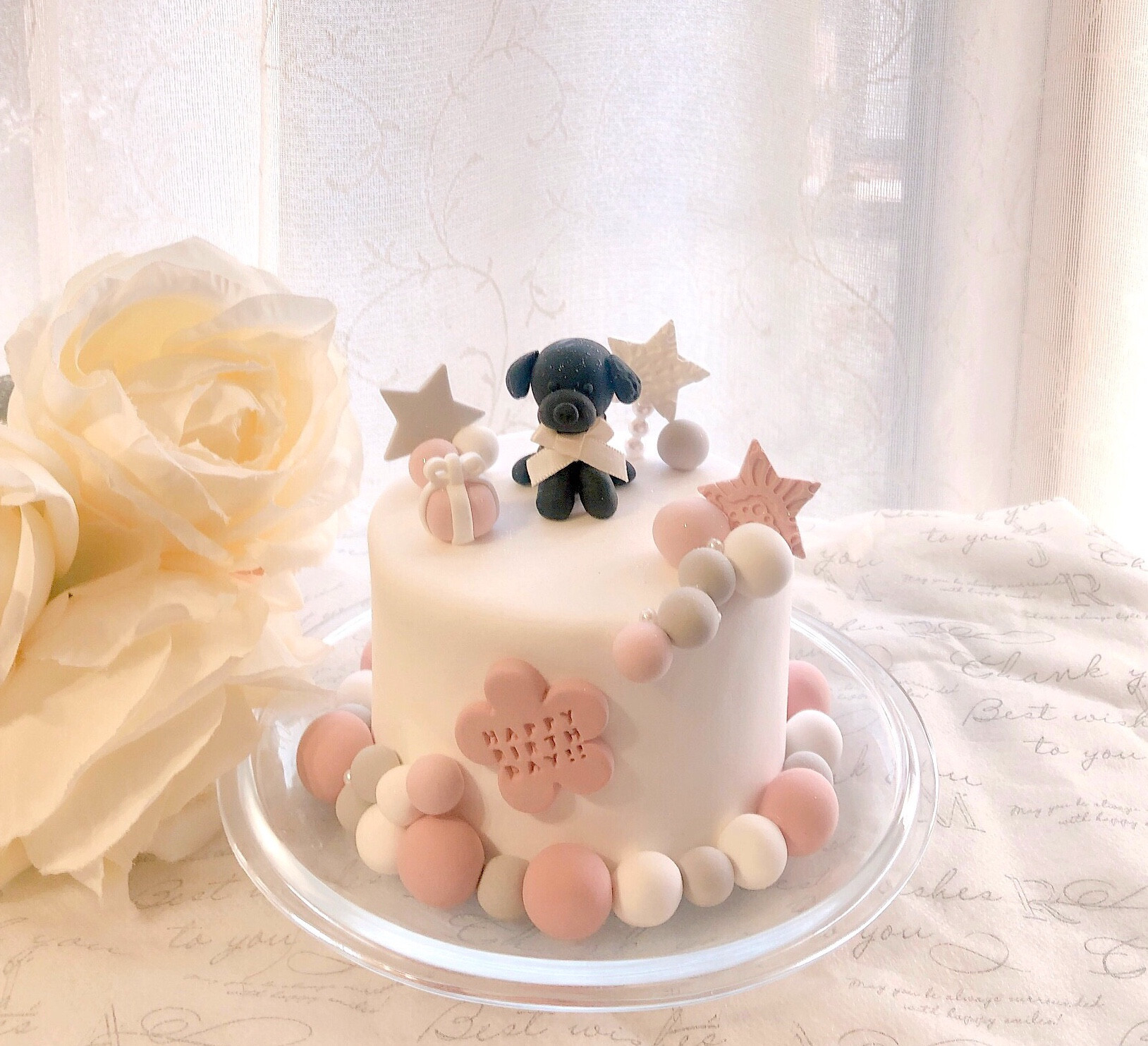 ワンちゃんのお誕生日に♡ペットのためのバースデークレイケーキ